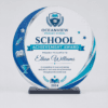 Laser Sublimation Blanks : DIY 3mm Super Glossy Sublimation MDF Circular Style Award/Trophy (Small, Medium & Large)