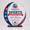 Laser Sublimation Blanks : DIY 3mm Super Glossy Sublimation MDF Circular Style Award/Trophy (Small, Medium & Large)