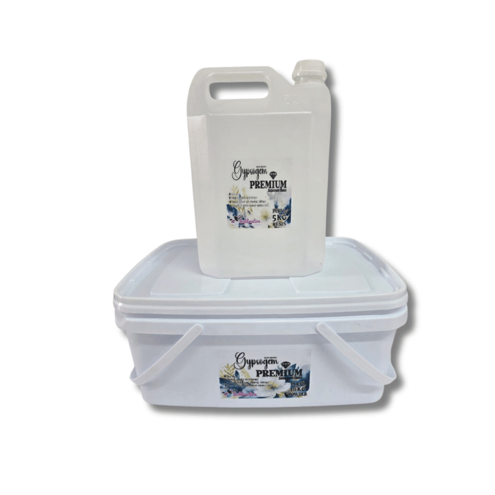 Gypsum Powder : Combo Option 6 - Gypsogem Eco Resin Premium 15kg Combo (10kg Power; 5kg Resin)