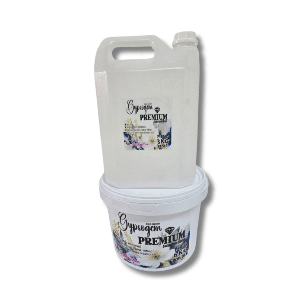 Gypsum Powder : Combo Option 5 - Gypsogem Eco Resin Premium 9kg Combo (6kg Power; 3kg Resin)