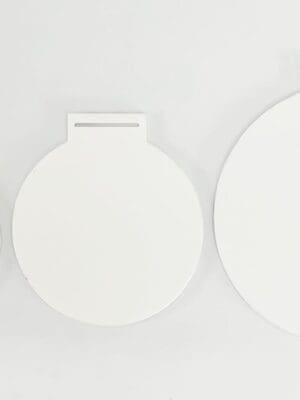 Laser Sublimation Blanks : 3mm or 5mm Clear Acrylic Medals  (S, M, L)
