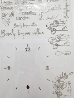 Foiling Silver 3D UV DTF Stickers : FOILING A4 & A3 SILVER Customised Stickers (Gang Sheet Creator)