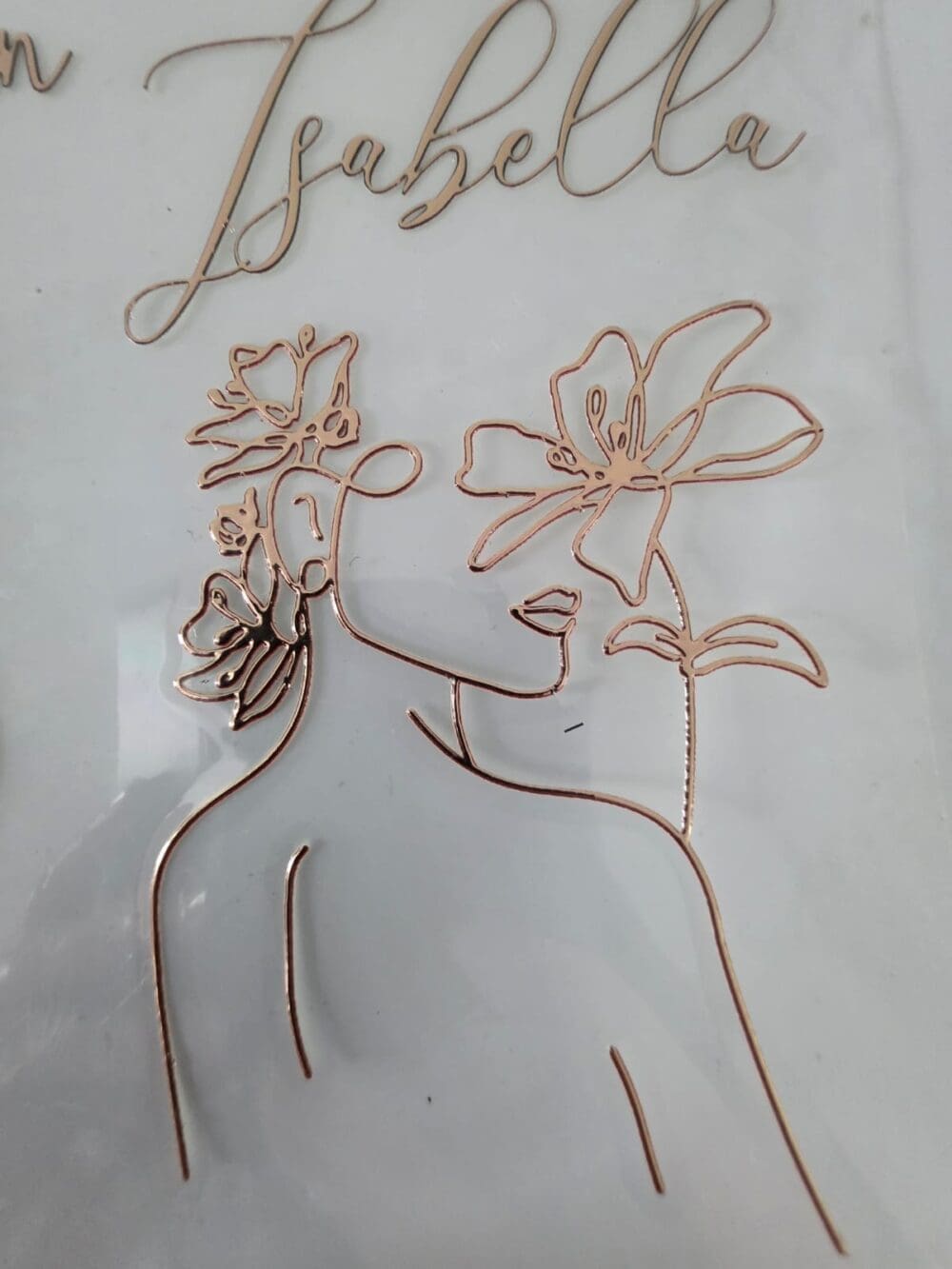 3D UV DTF Stickers : FOILING A4 & A3 ROSE GOLD Customised Stickers (Gang Sheet Creator)