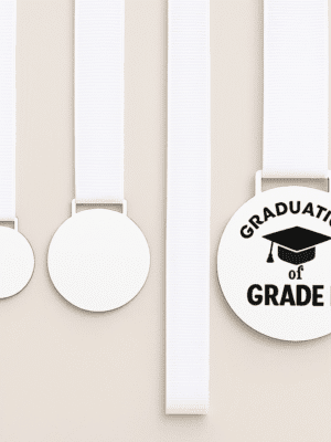 3D UV Prints : A5 Acrylic Tribute Plaque with Elegant Gold Mirror Floral Design