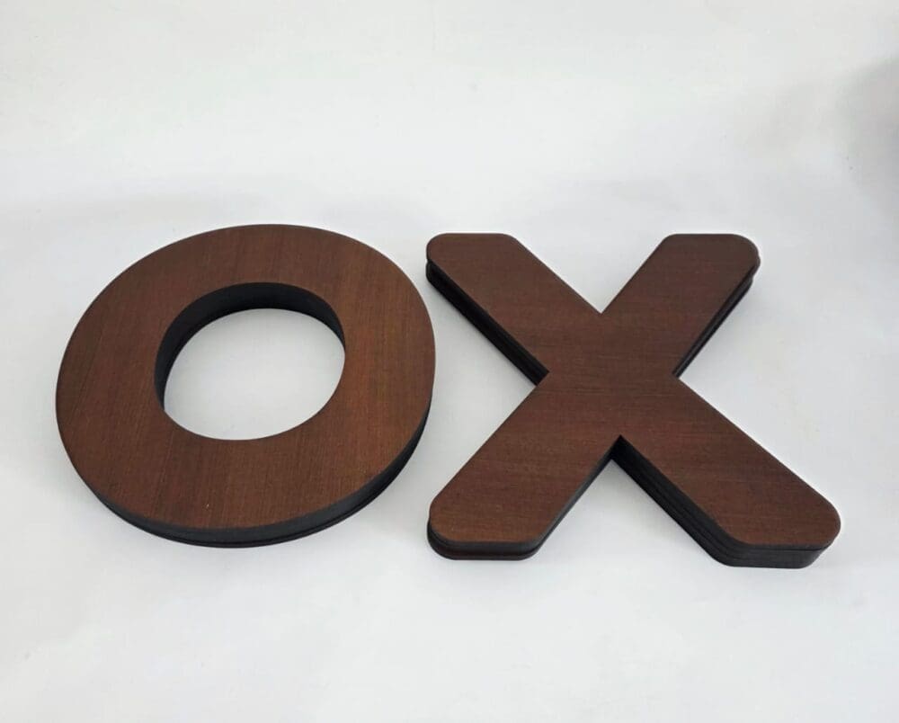 Laser Blanks : Giant X & O Lawn Game of Tic Tac Toe