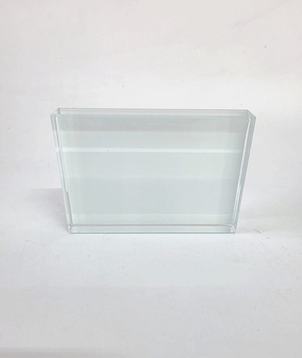 Sublimation Blanks : 2cm Thick Sublimation Crystal Glass (9 × 13 cm) – Premium Photo Block
