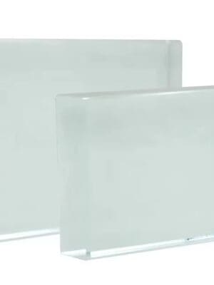 Sublimation Blanks : 2cm Thick Sublimation Crystal Glass (9 × 13 cm) – Premium Photo Block