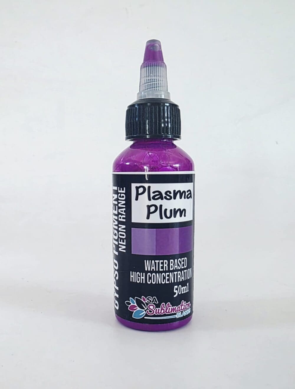 Gypsum Art : Gypso Pigment, 50ml Water-based High Concentration NEON Pigment (12 Colours)