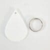 Laser Sublimation Blanks : 2mm White Subli-Lux Raindrop Keychain