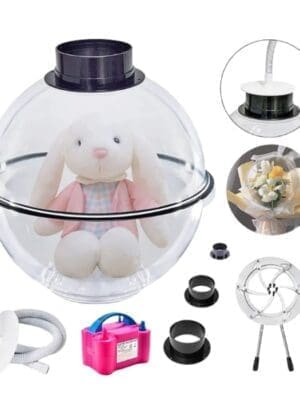 Balloon Art & Consumables : Balloon Stuffing Machine Filling Expander Set + Electric Air Pump [PREORDER ETA 2/3months]