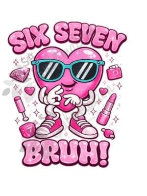 6_7Bruh_PinkWatermark 3D UV Stickers : A4 “Loved Beyond Measure” Floral Christian Cross Design (LBM) - 6 Colour Variations