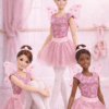 Goosey's Homemade Doll Fashion : Ballet Ballet Set (5 Pieces) : Pink (Locally crafted. Community‑supporting)