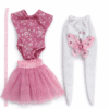 Goosey's Homemade Doll Fashion : Ballet Ballet Set (5 Pieces) : Pink (Locally crafted. Community‑supporting)