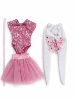 Goosey's Homemade Doll Fashion : Ballet Ballet Set (5 Pieces) : Pink (Locally crafted. Community‑supporting)