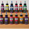 Gypsum Art : Gypso Pigment, 50ml Water-based High Concentration NEON Pigment (12 Colours)