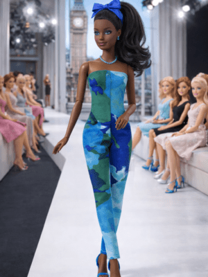 Goosey's Homemade Doll Fashion : Strapless Jumpsuit Set (JPS_1) (Locally crafted. Community‑supporting)