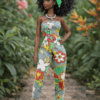 Goosey's Homemade Doll Fashion : Strapless Jumpsuit Set (JPS_2) (Locally crafted. Community‑supporting)