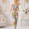 Goosey's Homemade Doll Fashion : Strapless Jumpsuit Set (JPS_2) (Locally crafted. Community‑supporting)