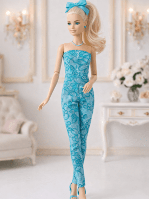 Goosey's Homemade Doll Fashion : Strapless Jumpsuit Set (JPS_4) (Locally crafted. Community‑supporting)