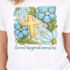 Sublimation Transfer : A4 Sublimation Transfer “Loved Beyond Measure” Floral Christian Cross Design (LBM_SUB) – 6 Different Colour Variants
