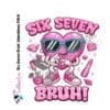 3D UV Stickers : Six Seven Bruh Valentines Day Designs for Boy & Girl