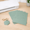 Direct UV Print : Direct to Litchi Faux Leather : A4 Sheets (Pack of 5) : Sage Green