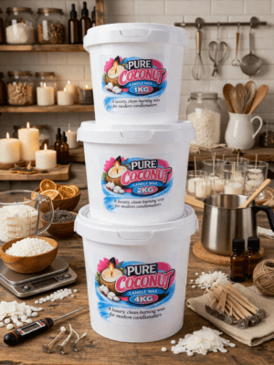 Candle Wax : Pure Coconut Candle Wax (1kg, 2kg & 4kg Buckets)
