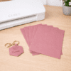 Direct UV Print : Direct to Litchi Faux Leather : A4 Sheets (Pack of 5) : Dusty Rose