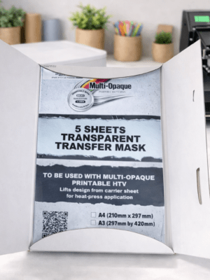 Transfer Mask/Tape : Transfer Mask for Multi-Opaque Printable HTV (A4 & A3)