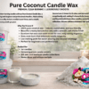 Candle Wax : Pure Coconut Candle Wax (1kg, 2kg & 4kg Buckets)