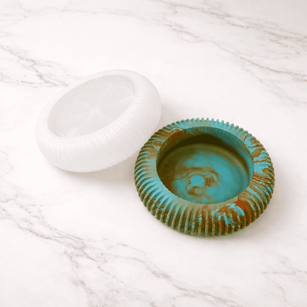 Silicone Moulds : Round Ripple Bowl (RB2)