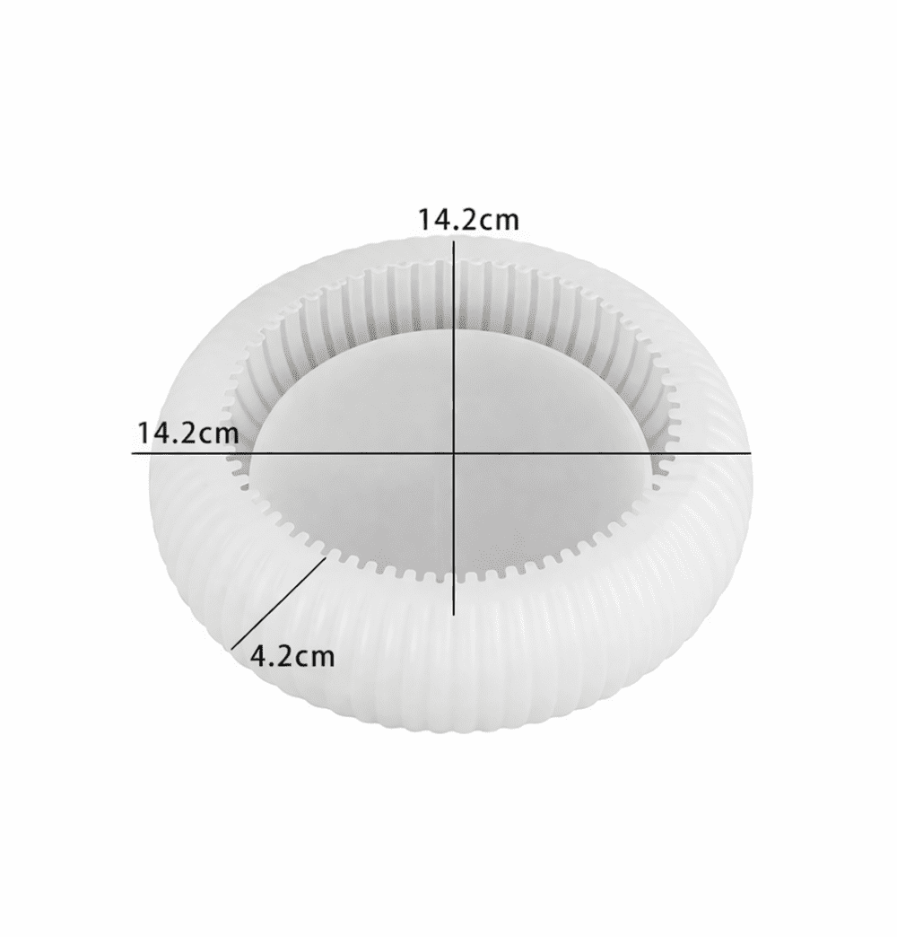 Silicone Moulds : Round Ripple Bowl (RB2)
