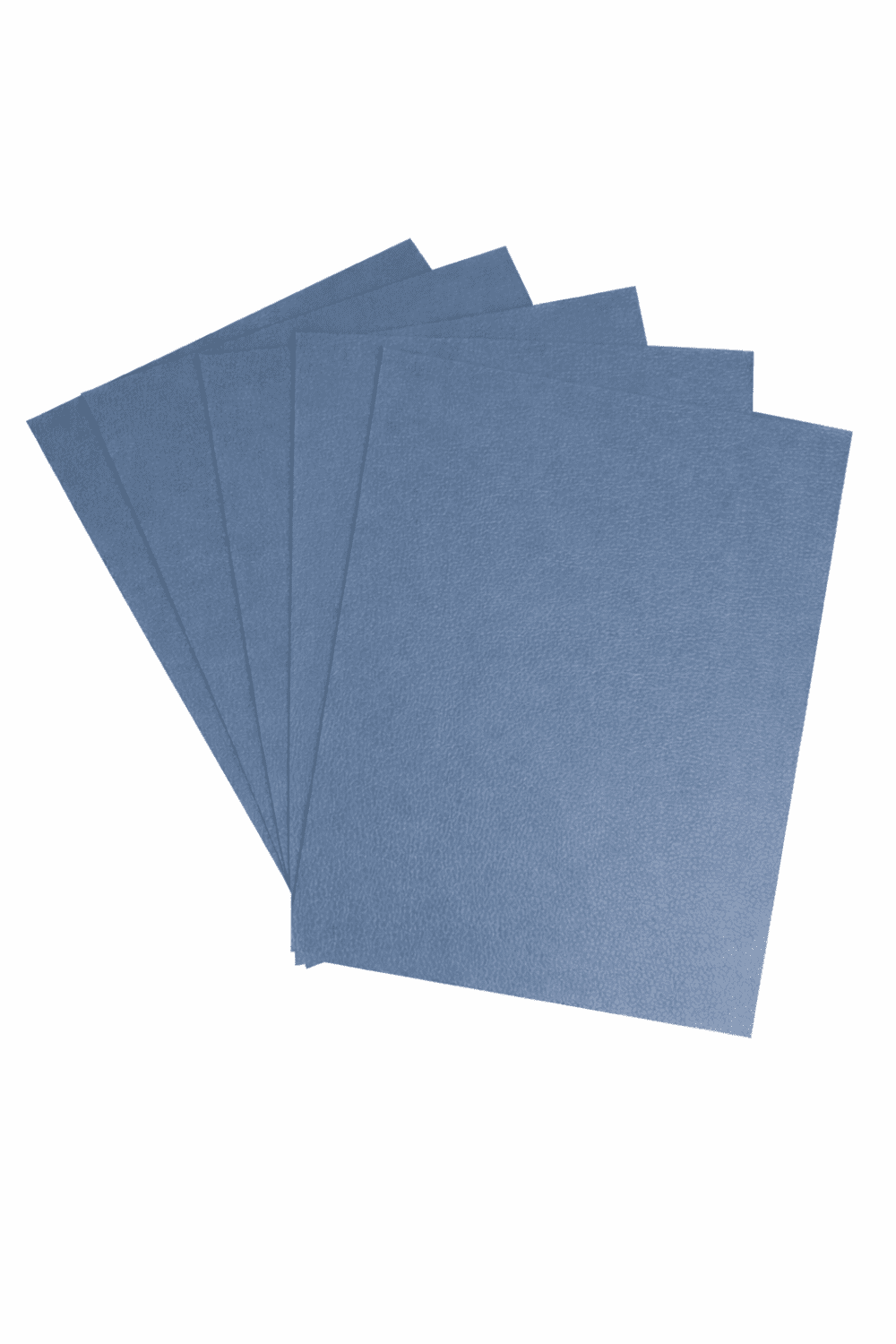 Direct UV Print : Direct to Litchi Faux Leather : A4 Sheets (Pack of 5) : Dusty Blue