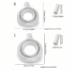 Silicone Moulds : Nordic Small & Large Round Hollow Vase Silicone Mould (HVSM-SL)