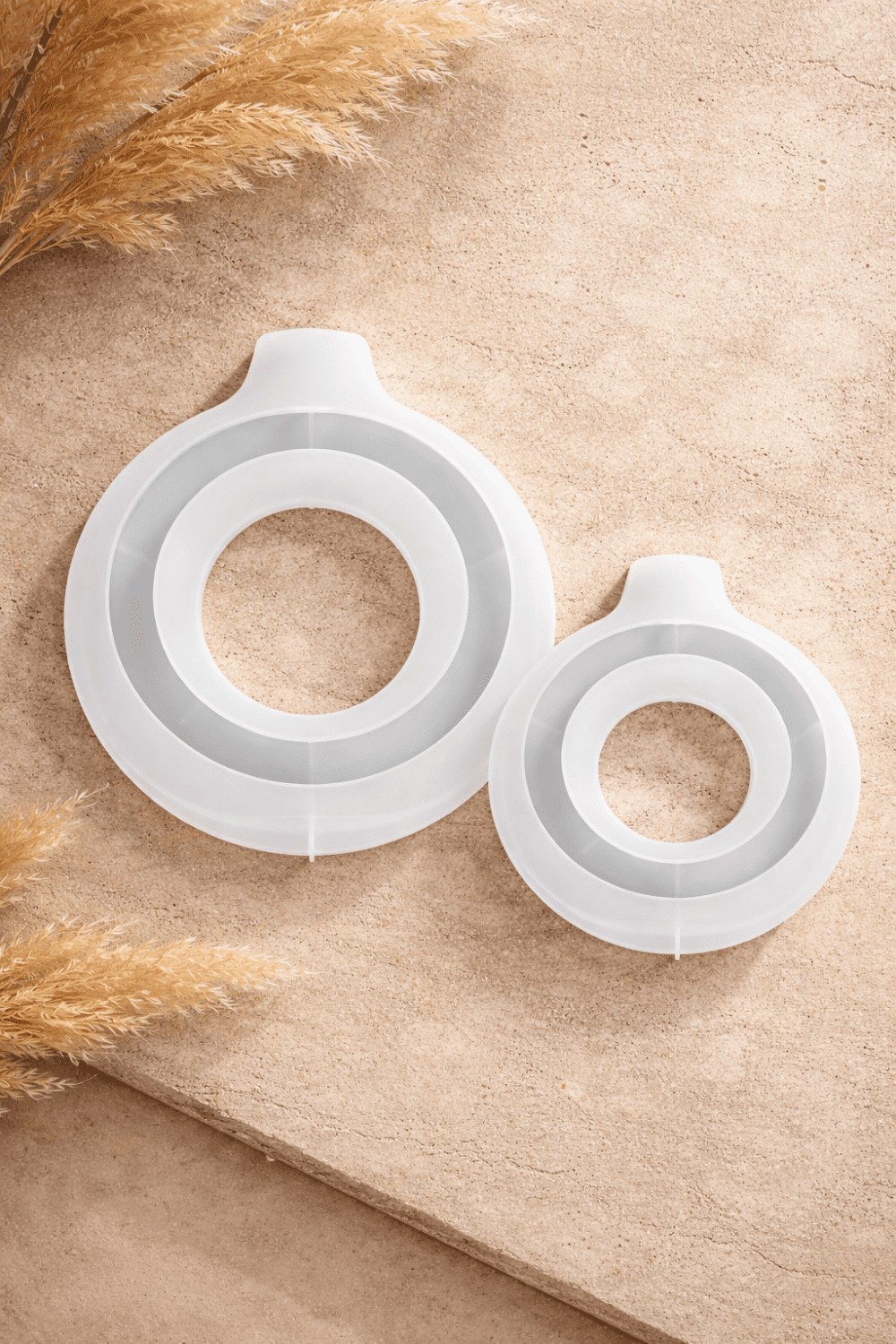 Silicone Moulds : Nordic Small & Large Round Hollow Vase Silicone Mould (HVSM-SL)