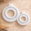 Silicone Moulds : Nordic Small & Large Round Hollow Vase Silicone Mould (HVSM-SL)