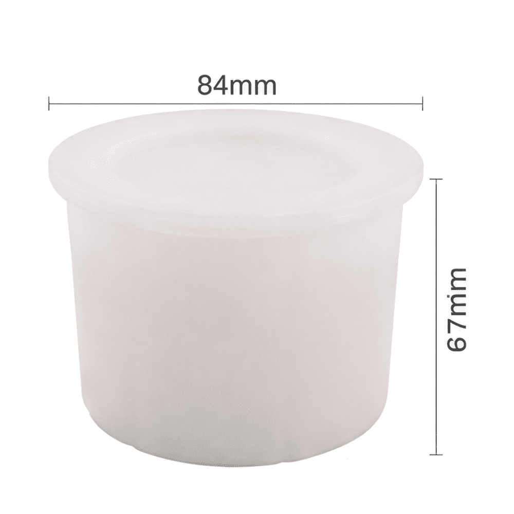 Silicone Moulds : Round Rippled Candle Vase Silicone Mould (TUM-AM)