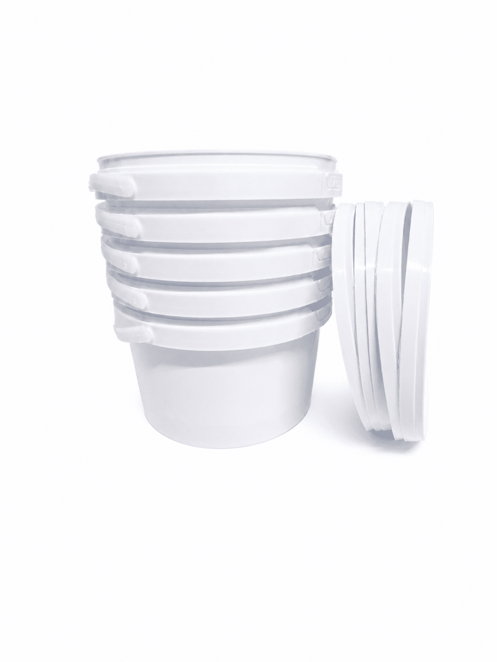 Storage Containers : 1.5l Bucket Fino White