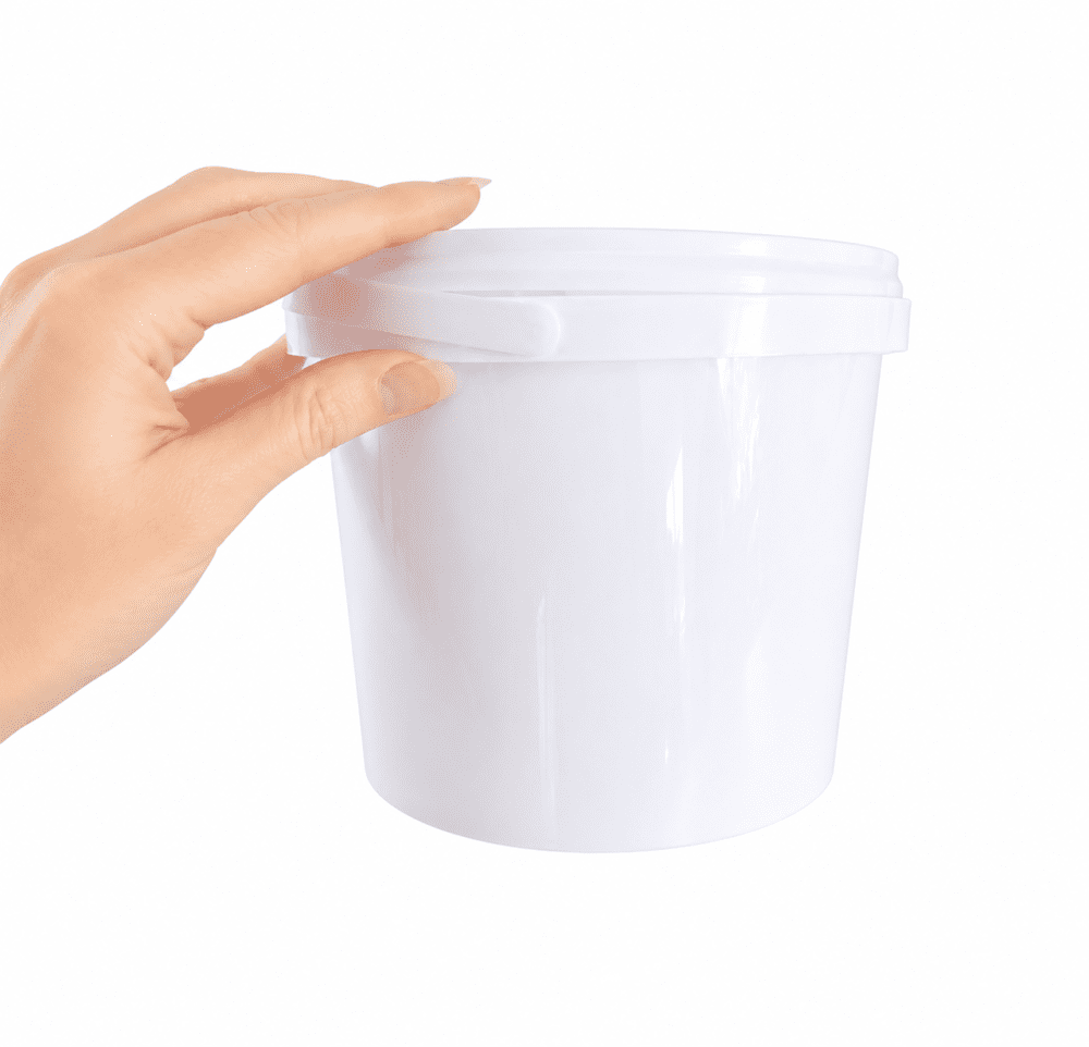 Storage Containers : 2.5l Bucket Fino White
