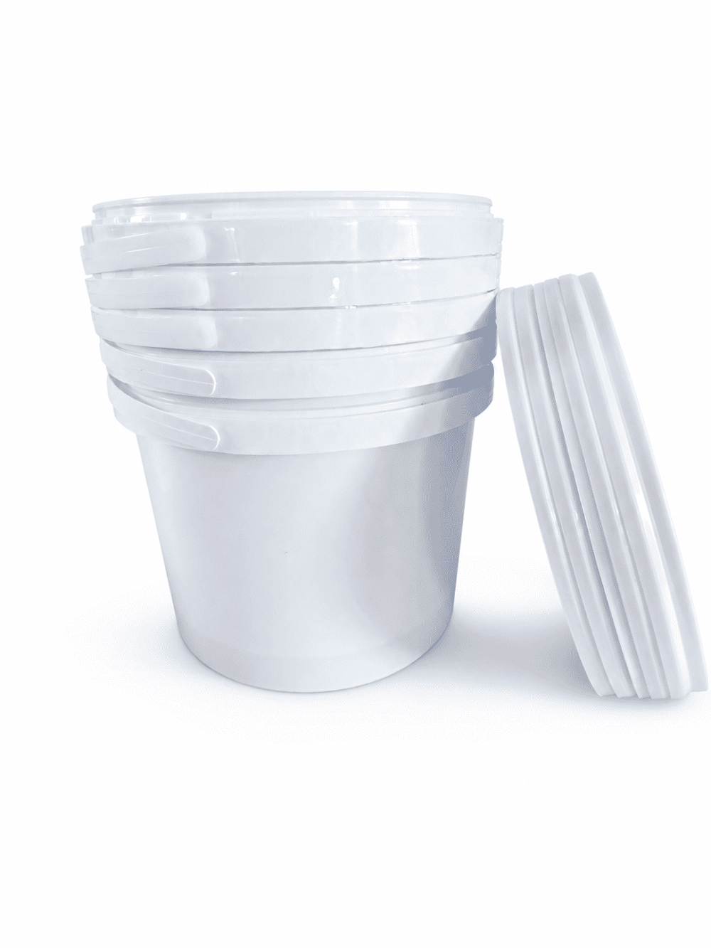 Storage Containers : 2.5l Bucket Fino White