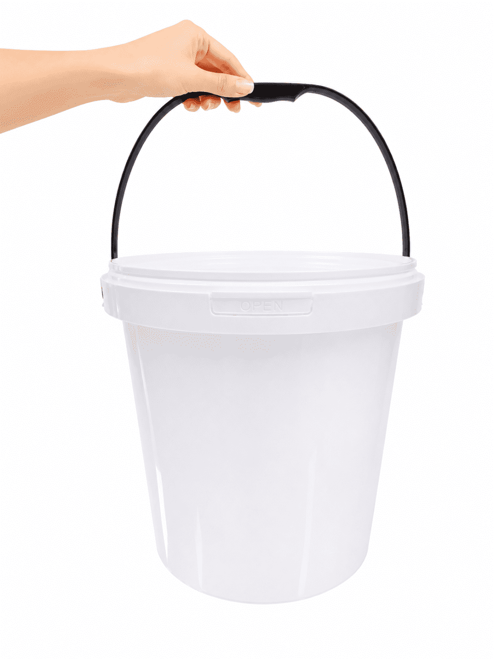Storage Containers : 25l Bucket Titan White