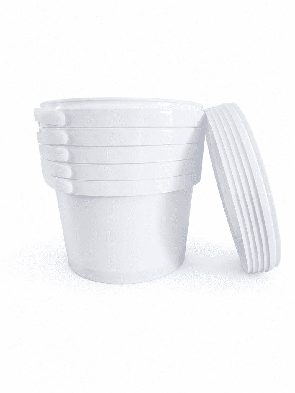 Storage Containers : 2l Bucket Fino White