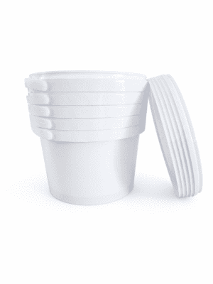 Storage Containers : 2l Bucket Fino White