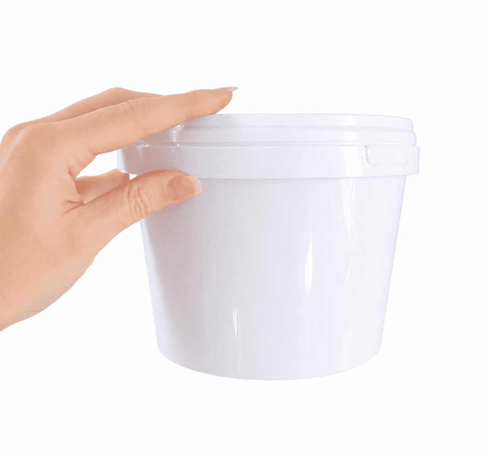 Storage Containers : 2l Bucket Fino White