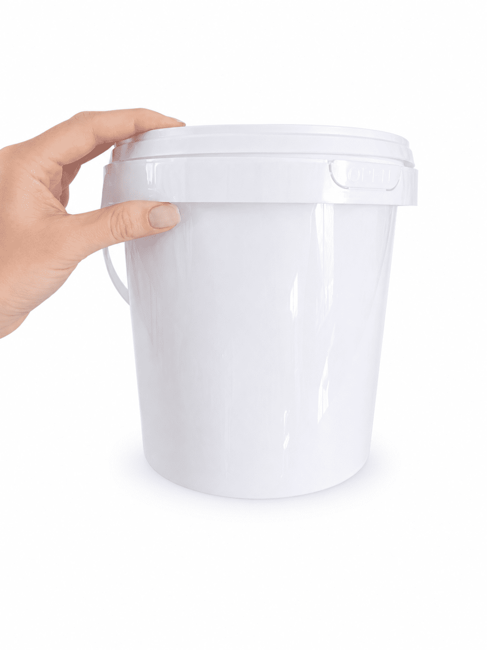 Storage Containers : 4l Bucket Fino White