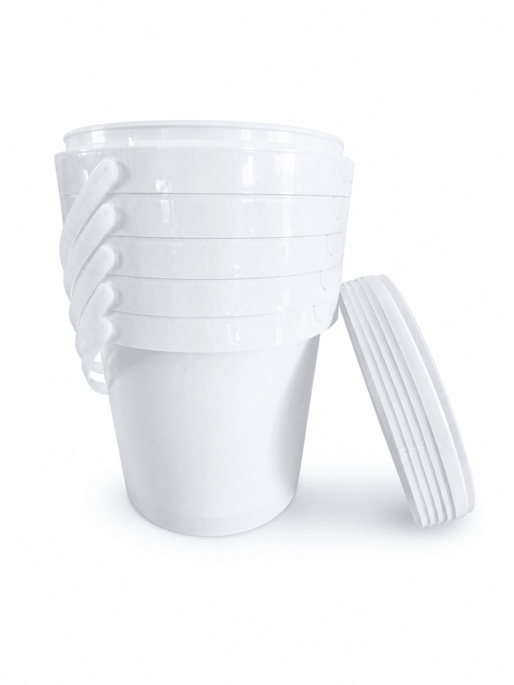 Storage Containers : 4l Bucket Fino White