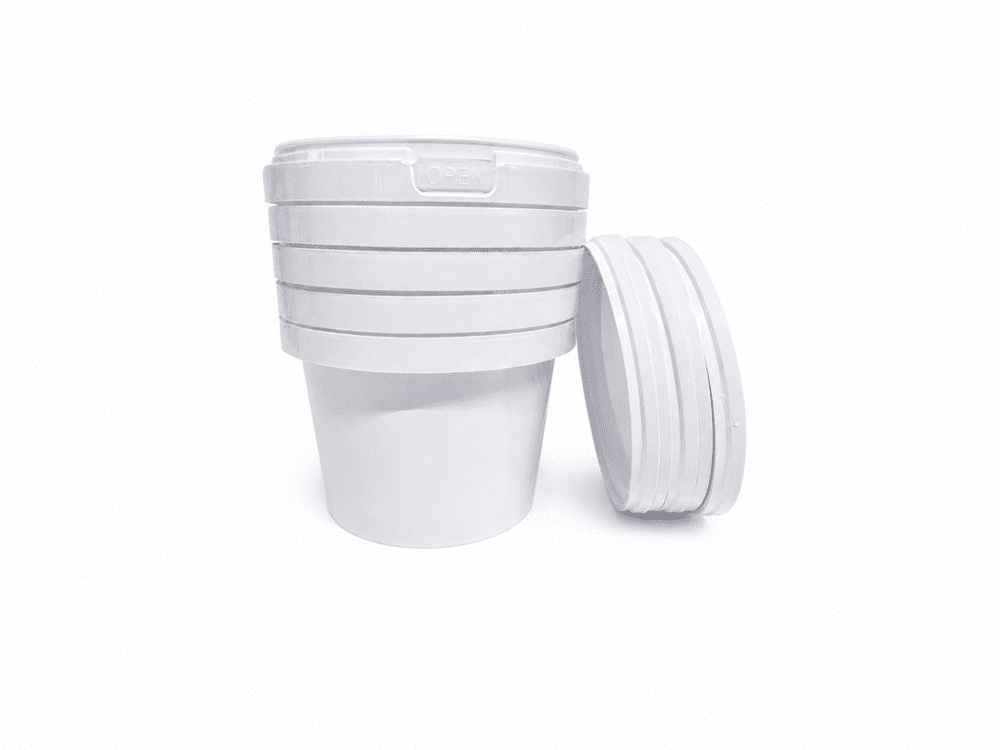Storage Containers : 500ml Bucket Fino White