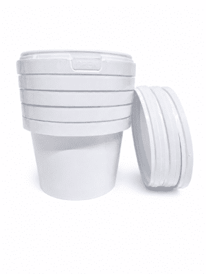 Storage Containers : 500ml Bucket Fino White
