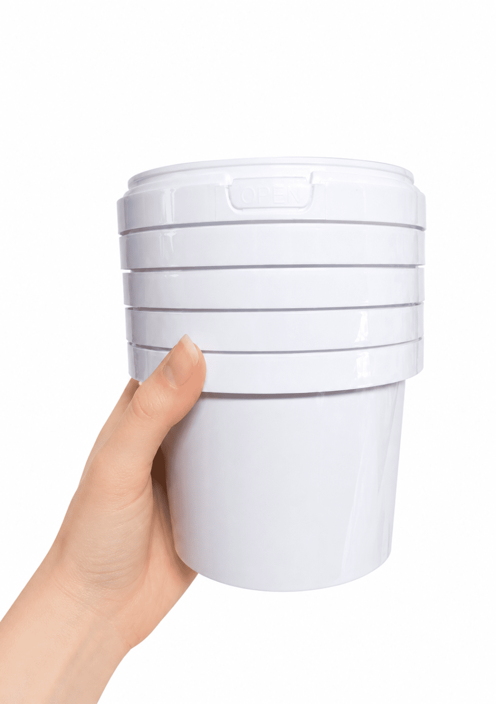 Storage Containers : 500ml Bucket Fino White