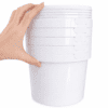 Storage Containers : 5l Bucket Fino White